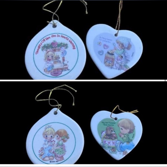 Other - 👑 Two Vintage Reversible 2002 & 2004 Precious Moments Ornaments~you get both
